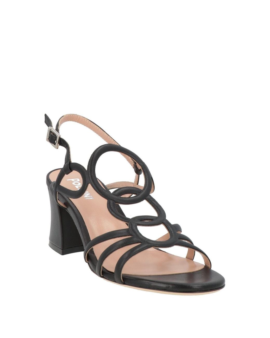 Pollini Black Sandals