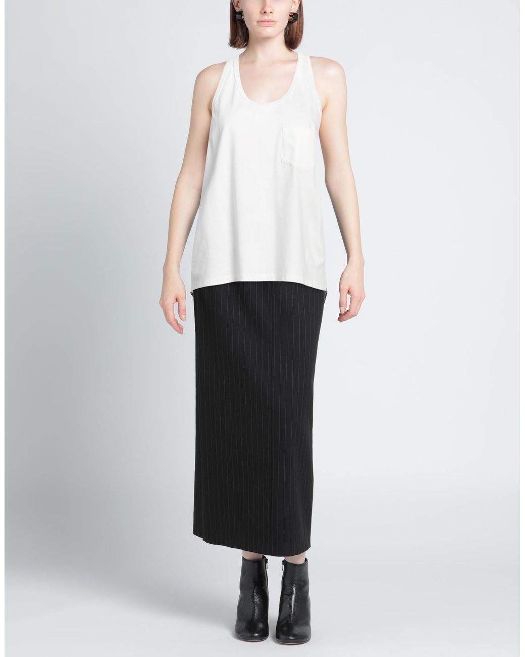 8pm White Tank Top