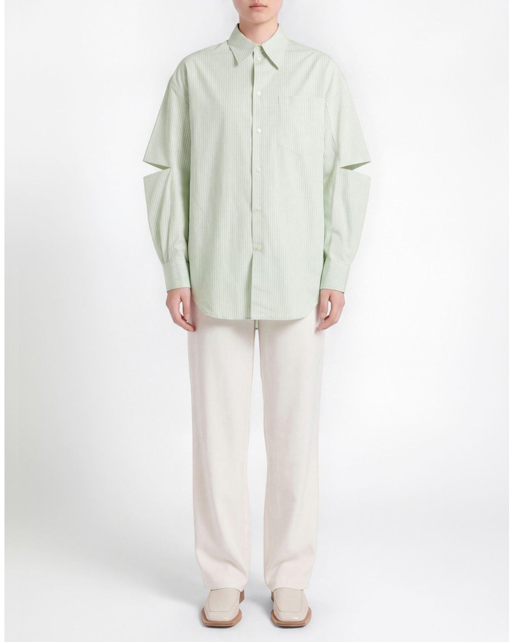 Department 5 White Light Shirt Cotton, Polyamide