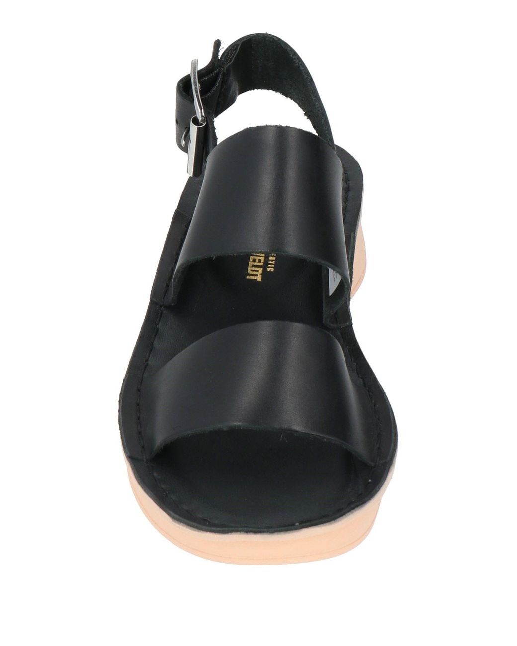 Clarks Black Sandals Leather