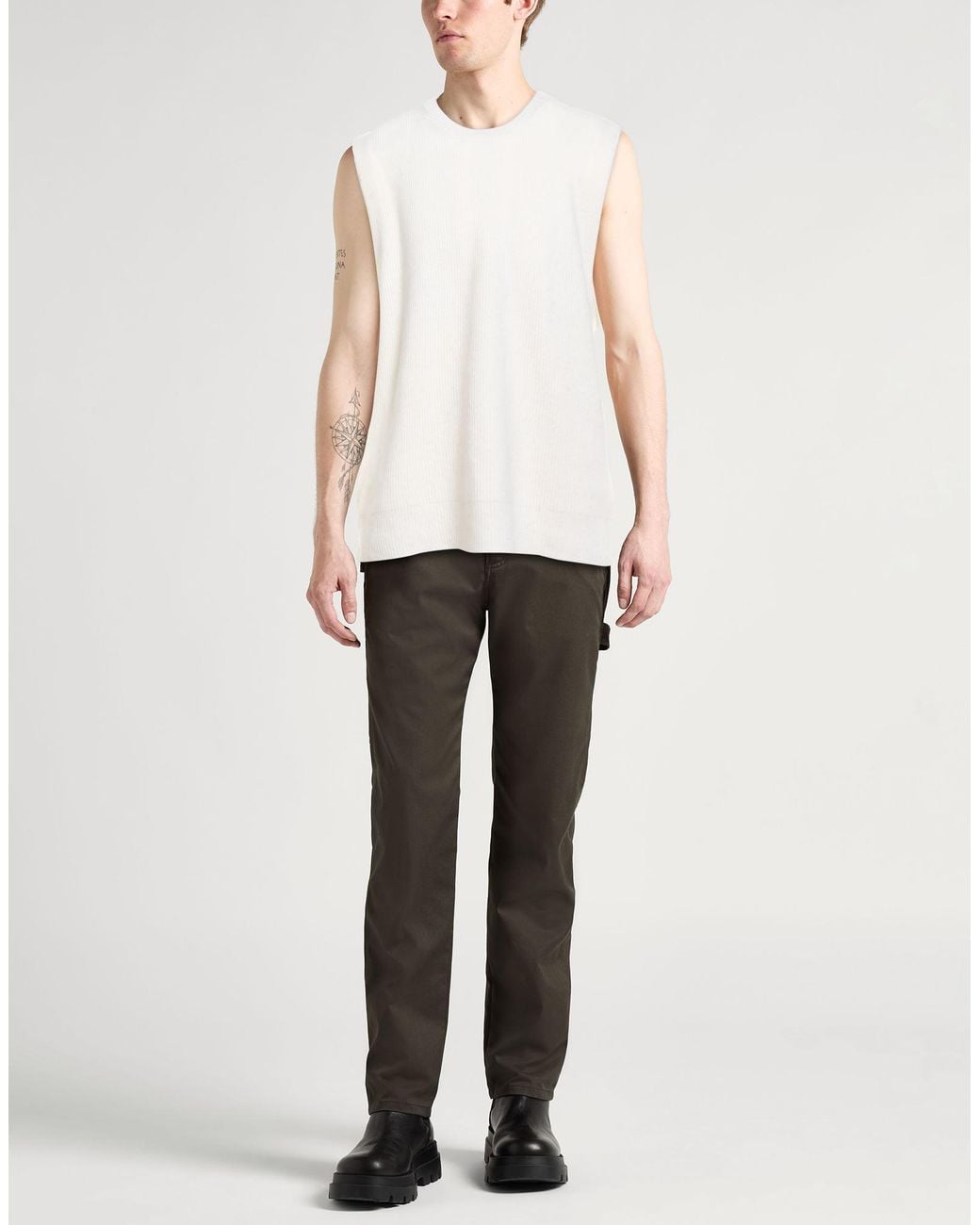 Roberto Collina White Jumper for men