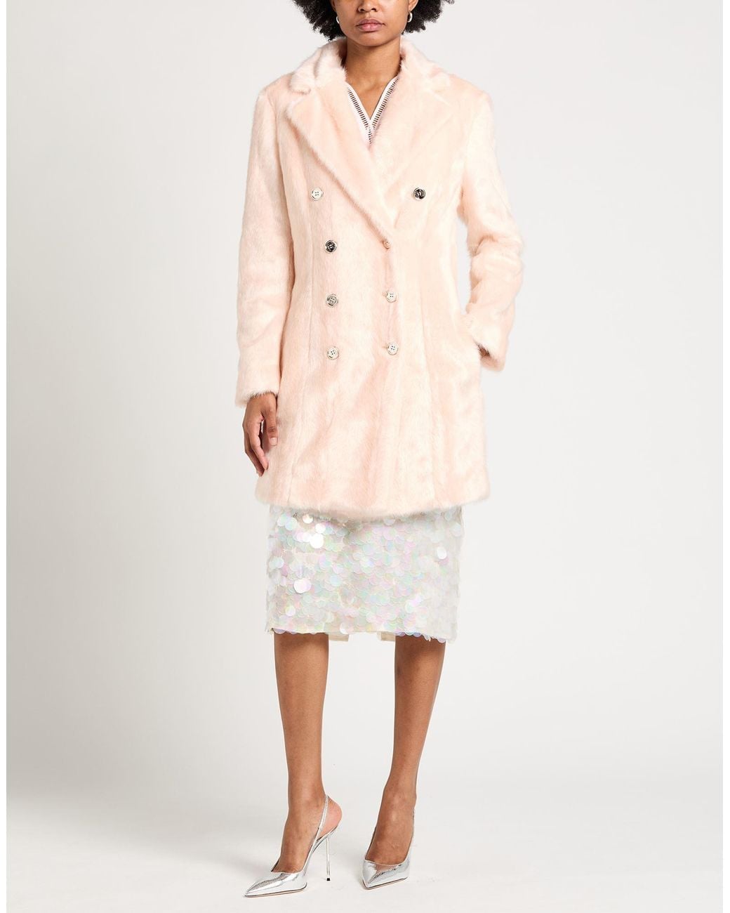 Blugirl Blumarine Natural Shearling & Teddy
