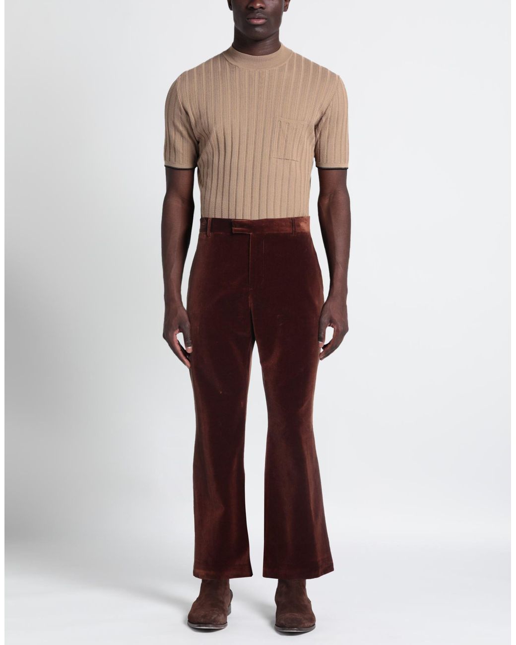 Palm Angels Purple Pants for men