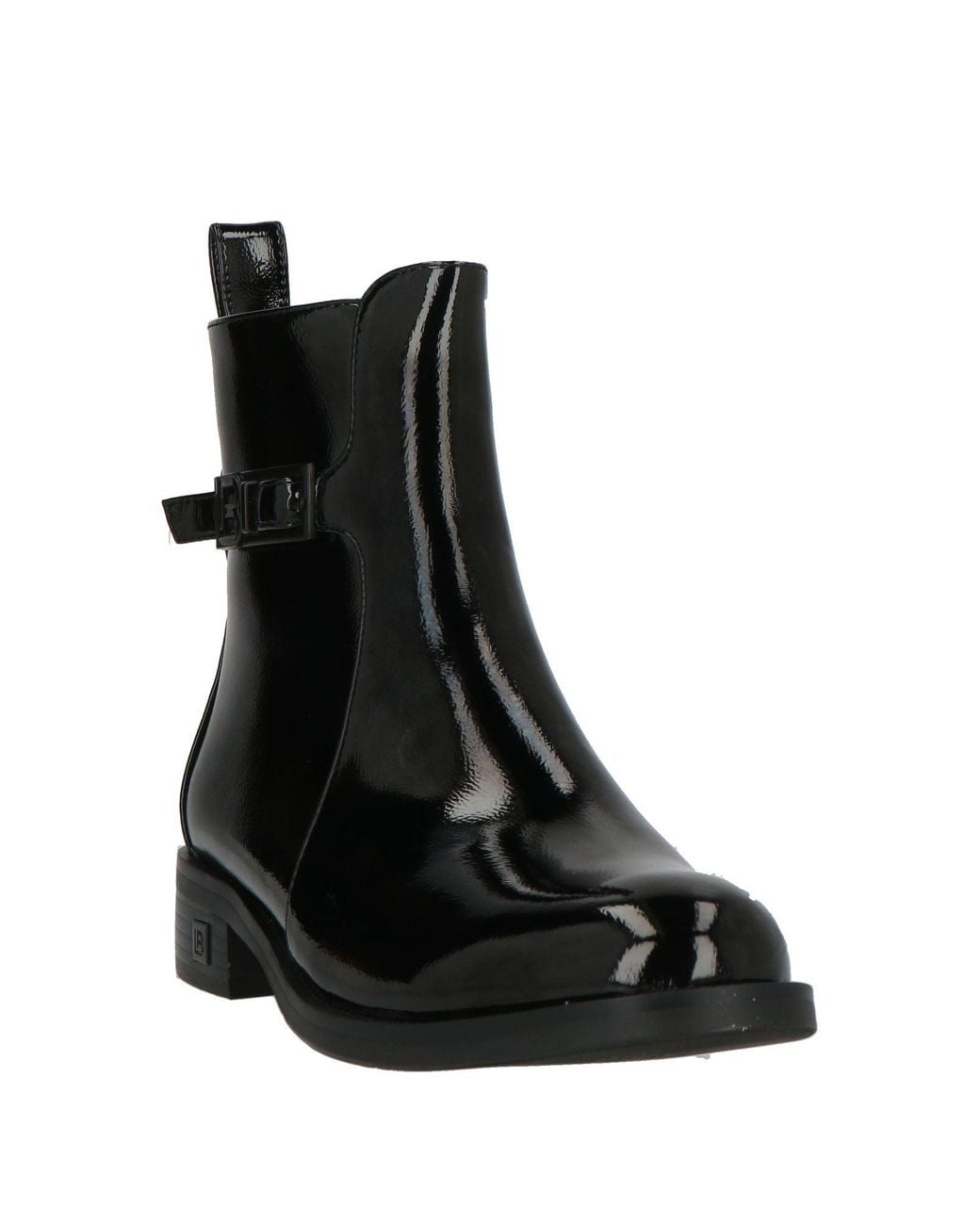 Laura Biagiotti Black Ankle Boots Synthetic Material