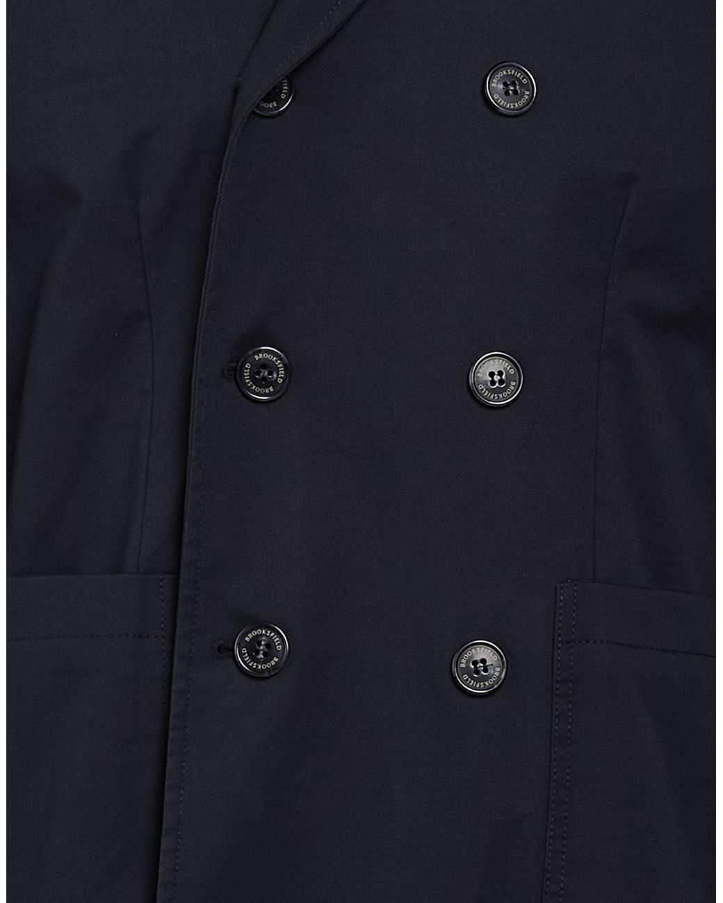 Brooksfield Blue Blazer Cotton, Elastane for men