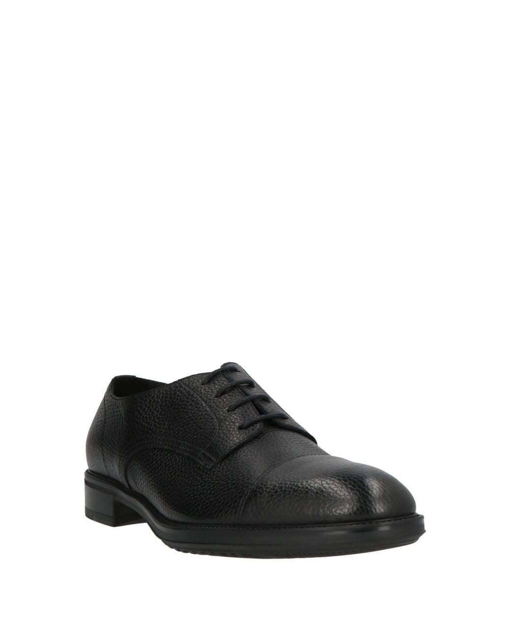Doucal's Black Lace-Up Shoes for men