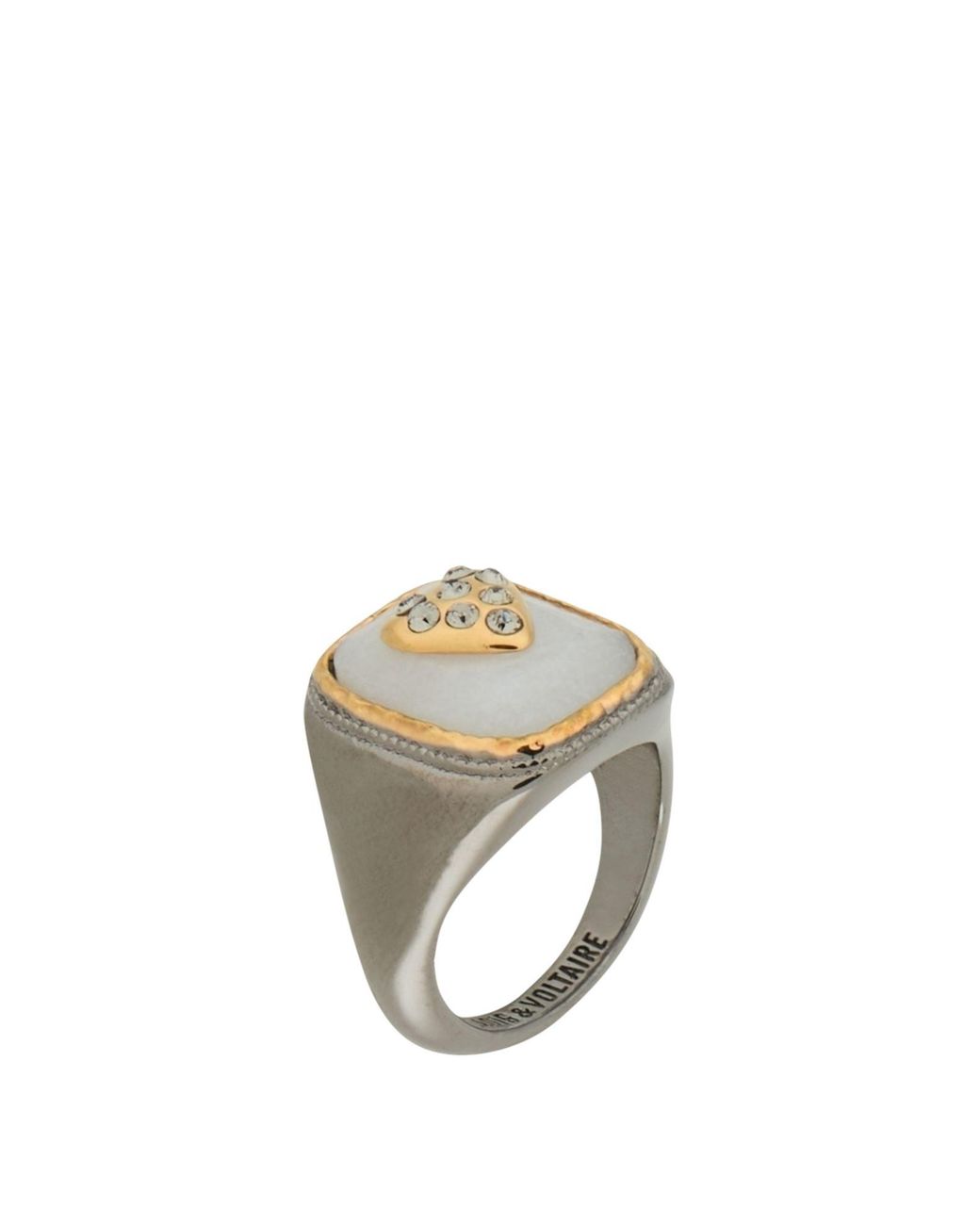 Zadig & Voltaire Metallic Ring Metal