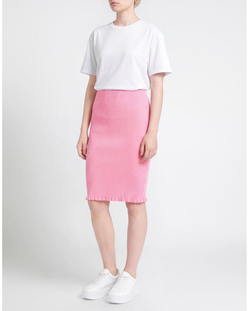Aeron Pink Mini Skirt Viscose, Polyester