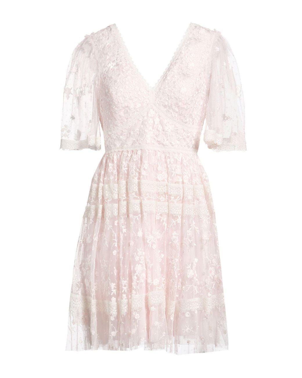 Robe Courte Needle & Thread en coloris Pink