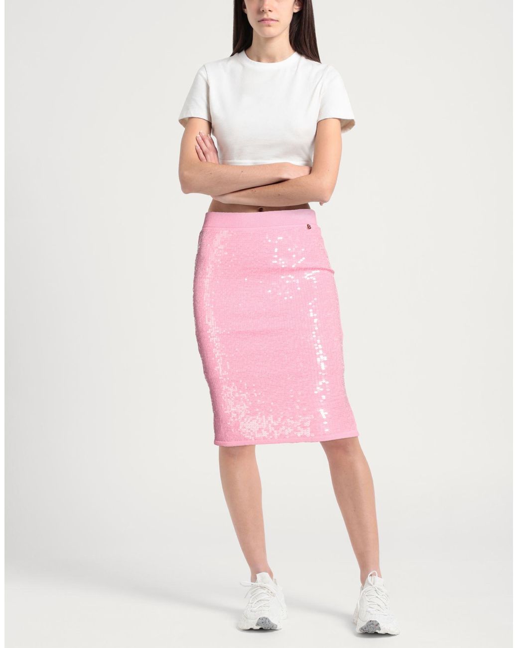 Blugirl Blumarine Pink Midi Skirts