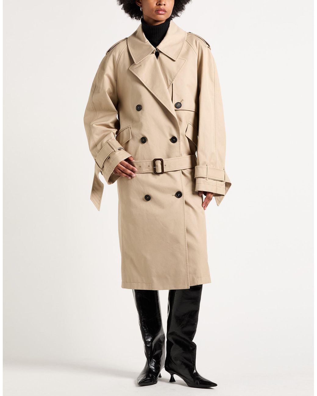 The Attico Natural Overcoat & Trench Coat