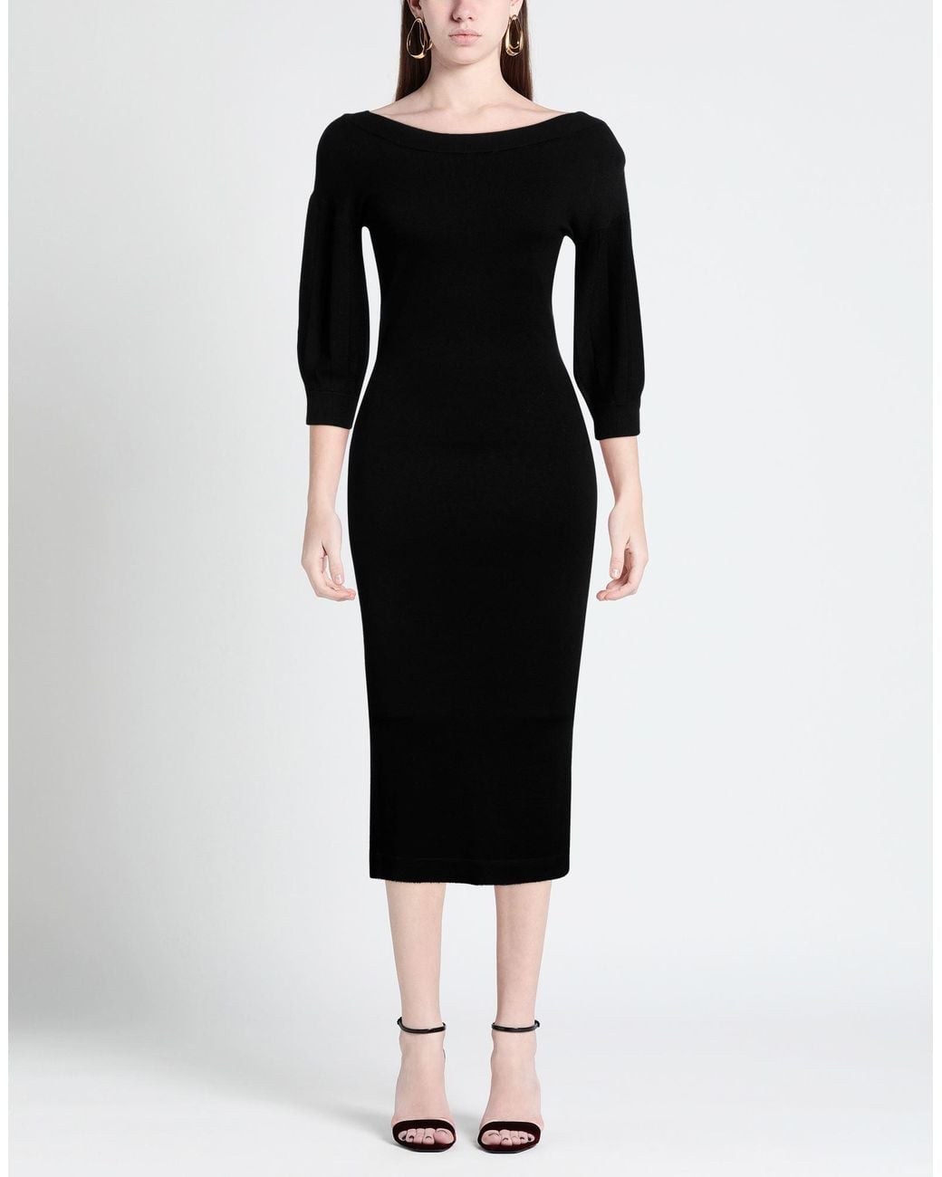Twinset Black Midi Dress