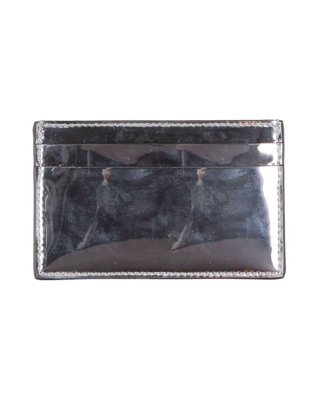 McQueen Metallic Cardholder Leather