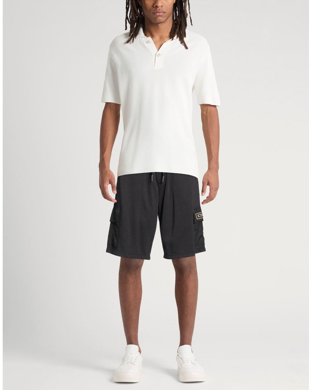 Iceberg Gray Shorts & Bermuda Shorts for men