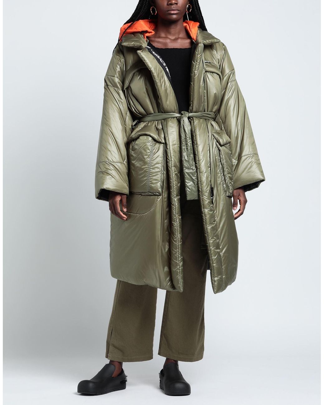 Versace Green Puffer Polyamide
