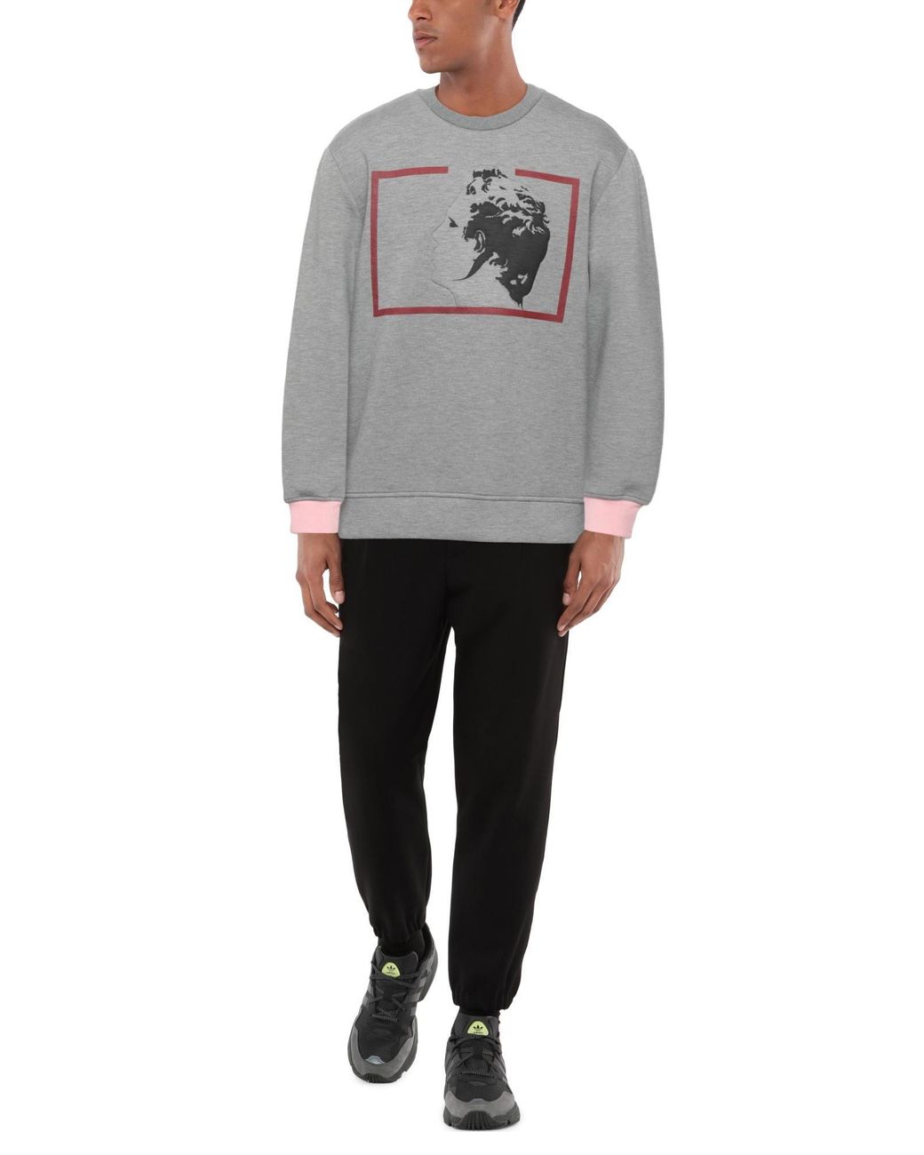 Trussardi Gray Sweatshirt for men