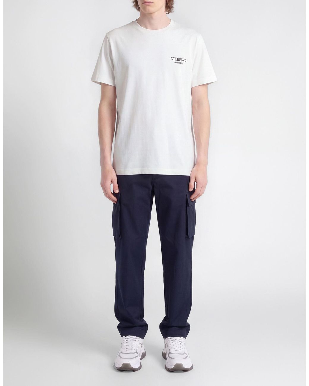 Iceberg White T-Shirts for men