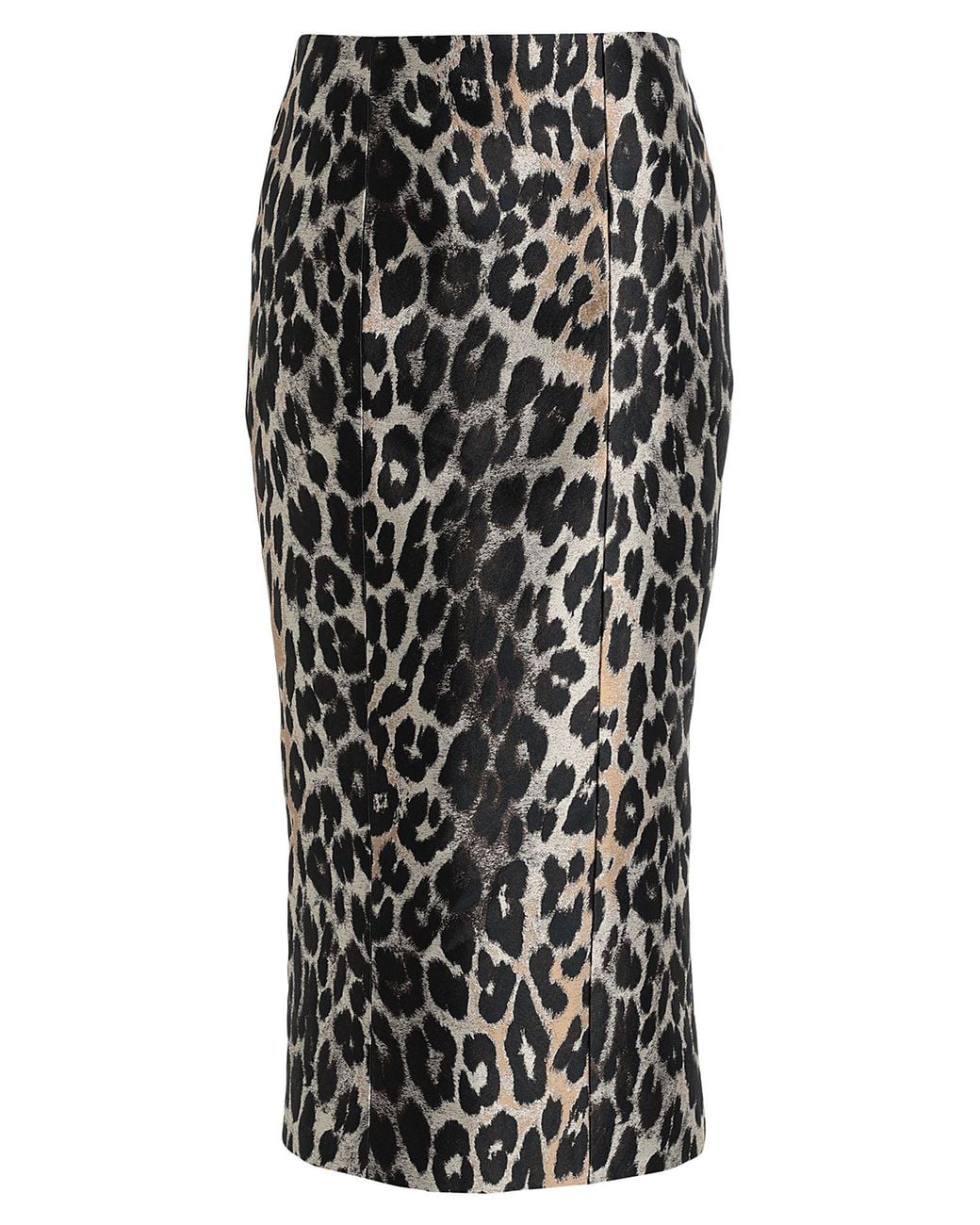 Balmain Black Midi Skirt