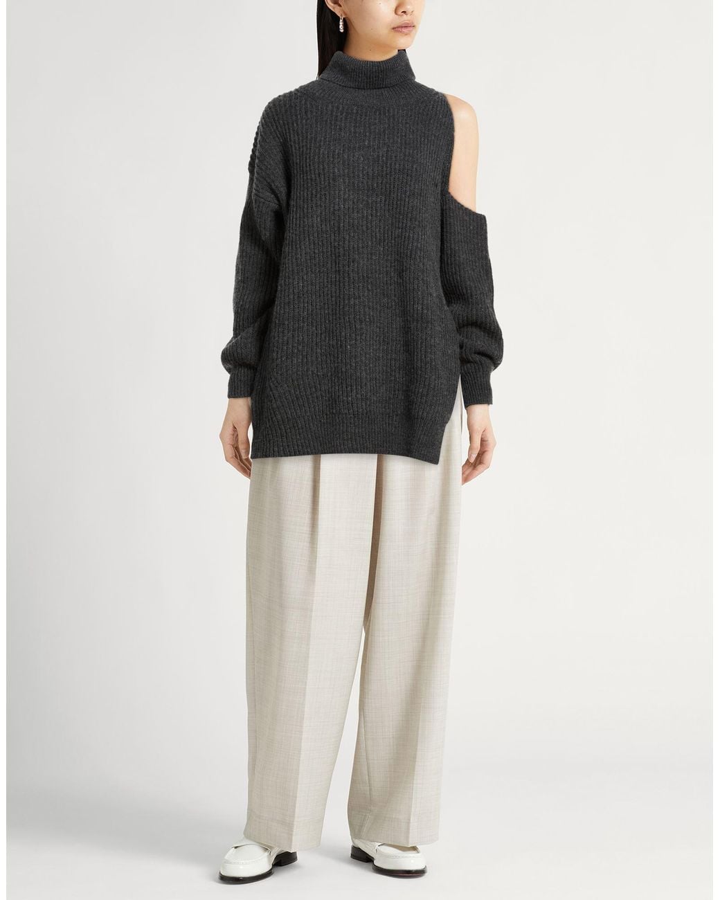 Liu Jo Black Turtleneck Wool, Acrylic