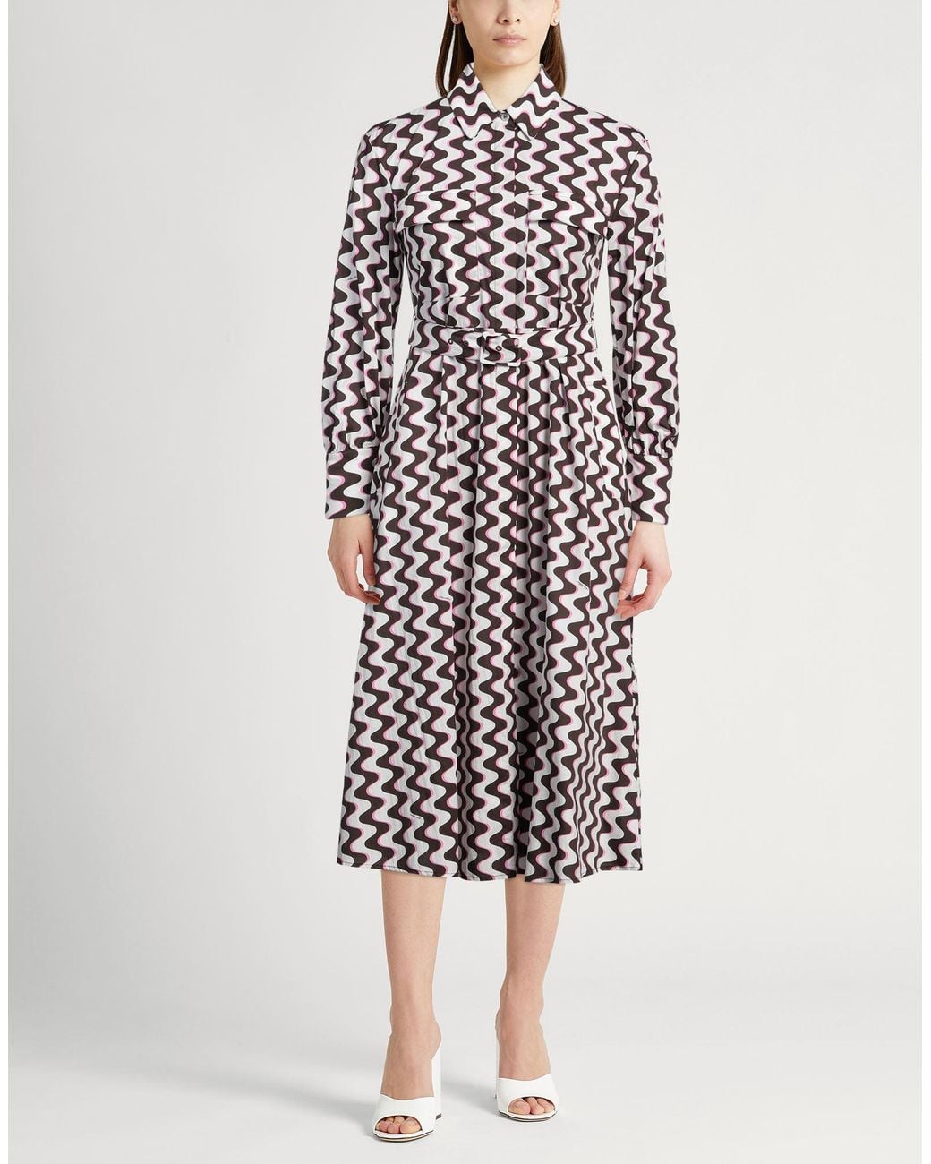 Robe midi Marella en coloris White