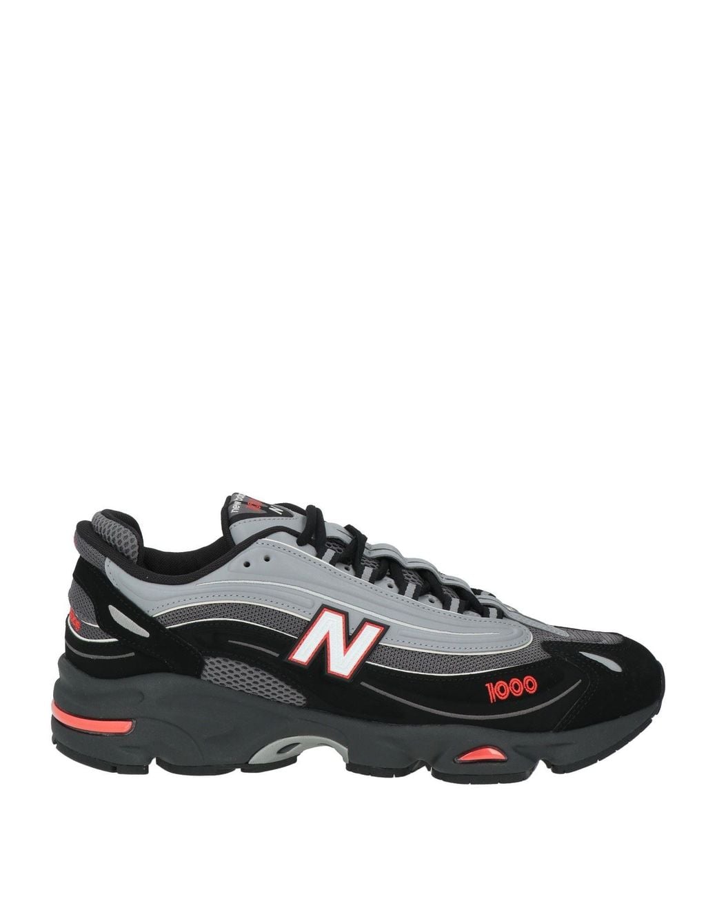 New Balance Black 1000 Sneakers Synthetic Material, Textile Fibers for men