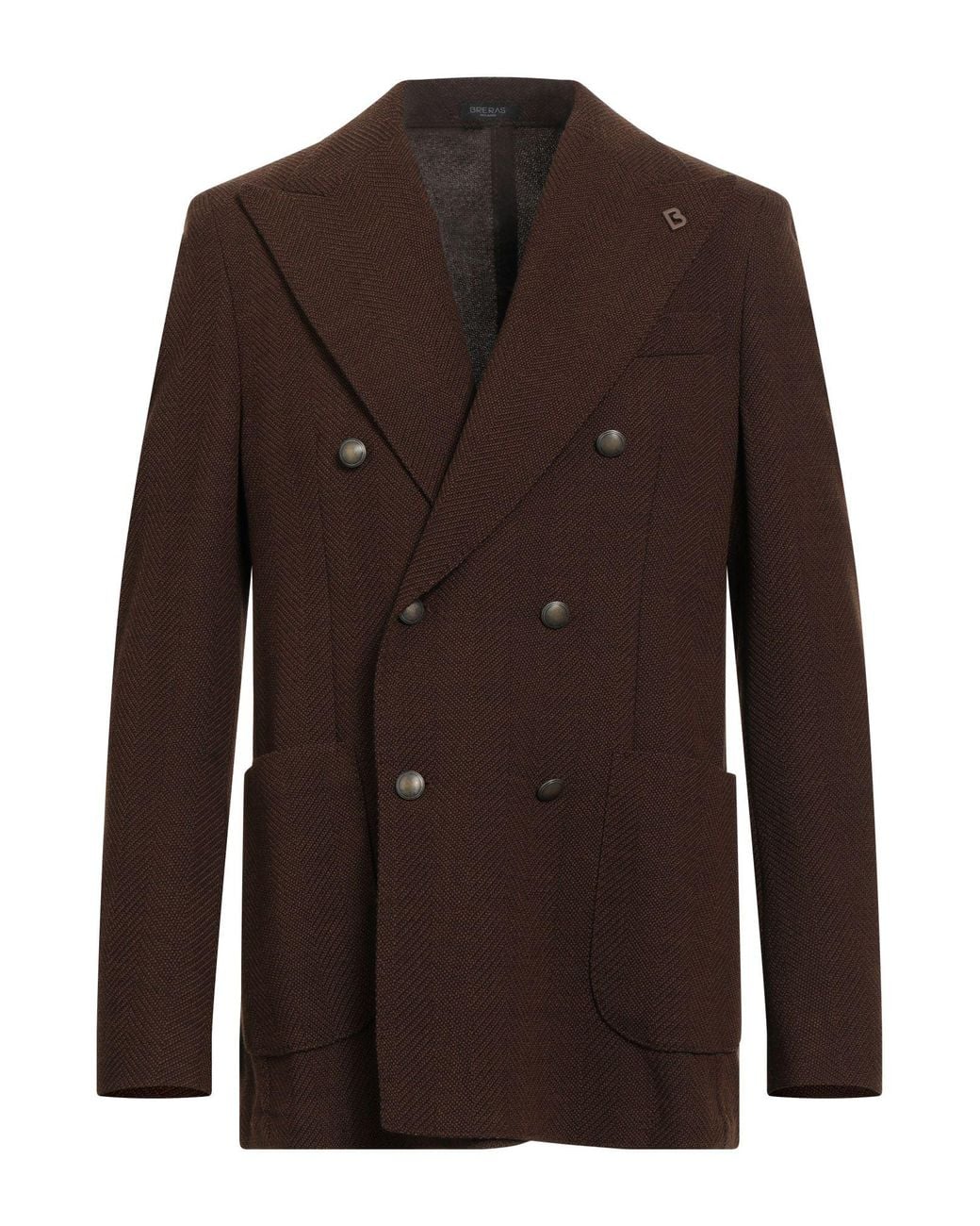 BRERAS Milano Brown Blazer for men
