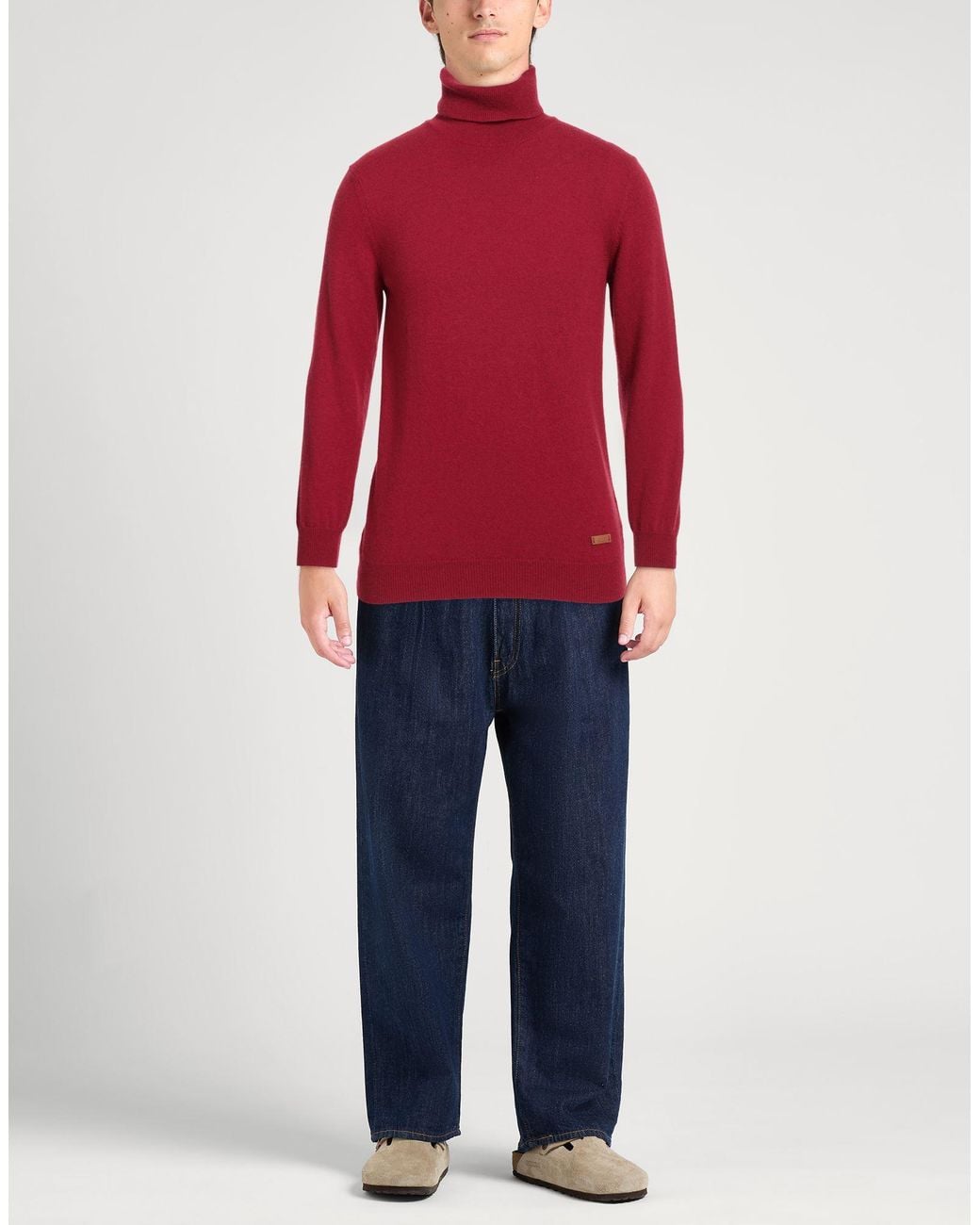 Liu Jo Red Turtleneck for men
