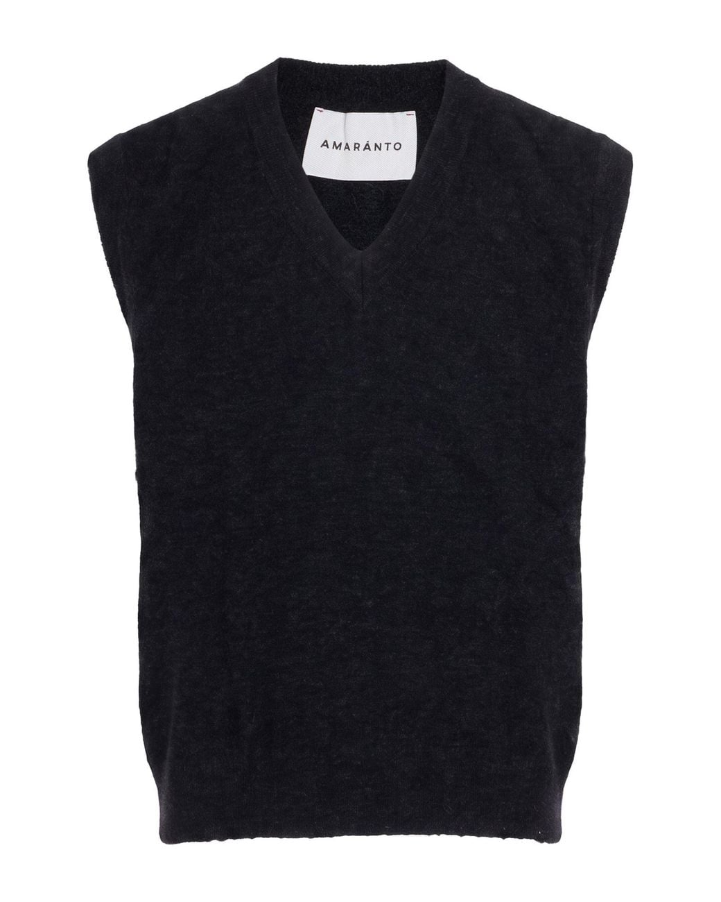 Amaranto Black Sweater Alpaca Wool, Polyamide, Cashmere, Wool, Elastane for men
