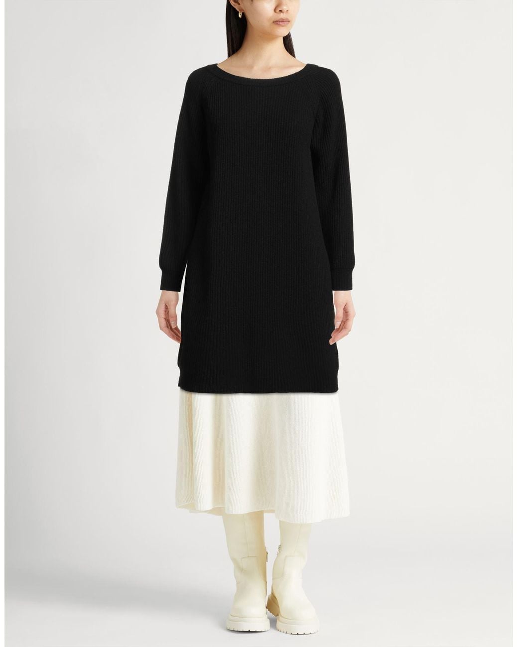 Semicouture Black Sweater Wool, Polyamide