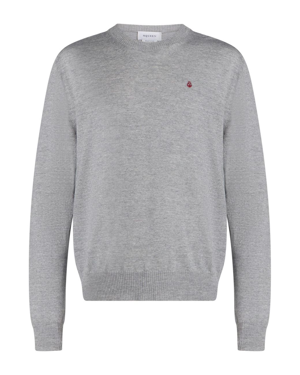 McQueen Gray Sweater Wool for men