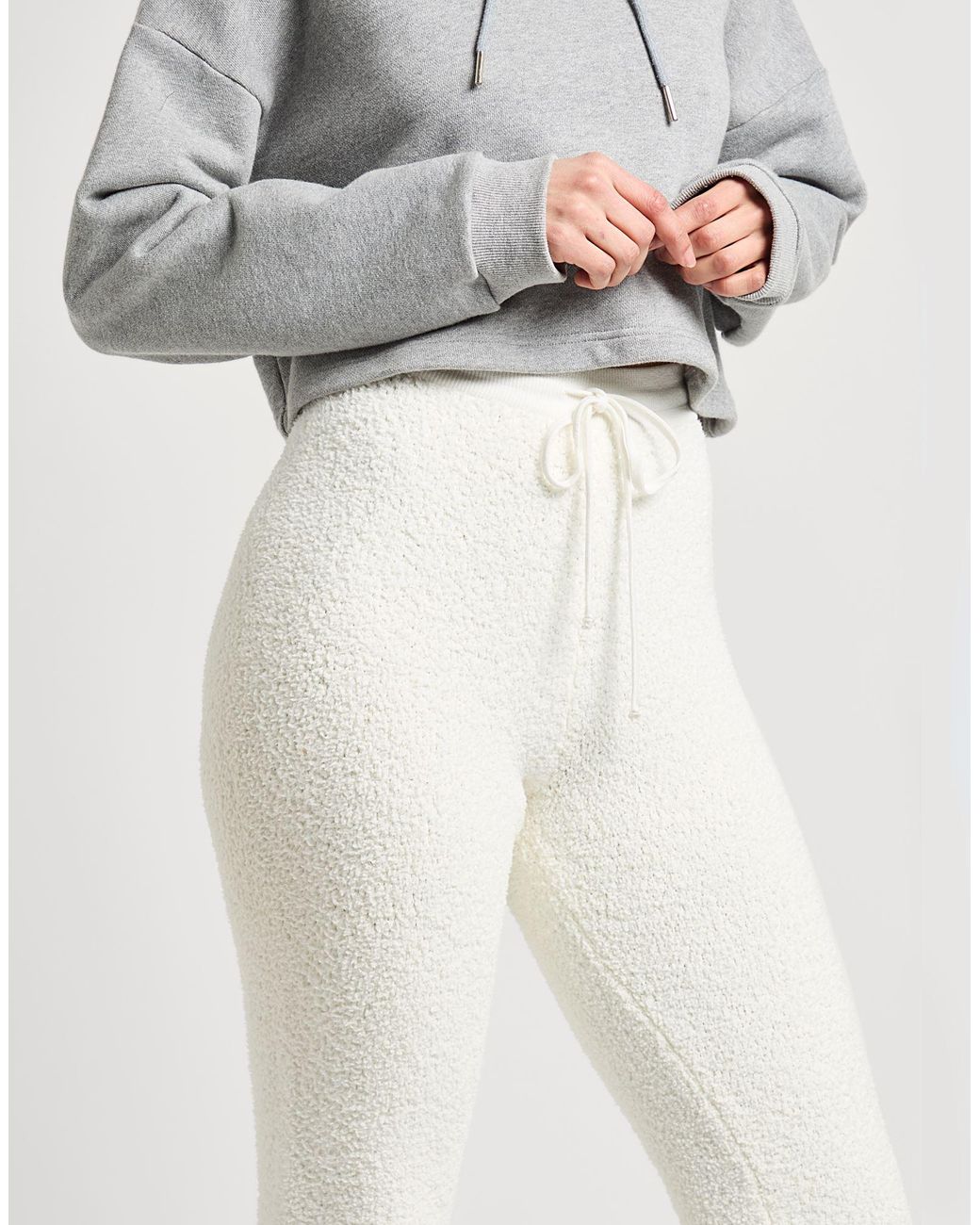 Elisabetta Franchi White Pants Polyester, Viscose, Elastane