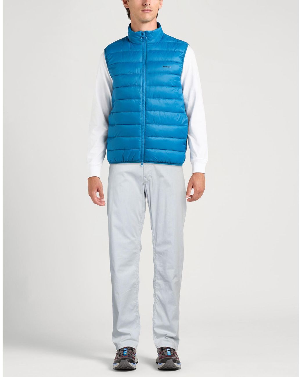 Harmont & Blaine Gray Pants Cotton, Elastane for men