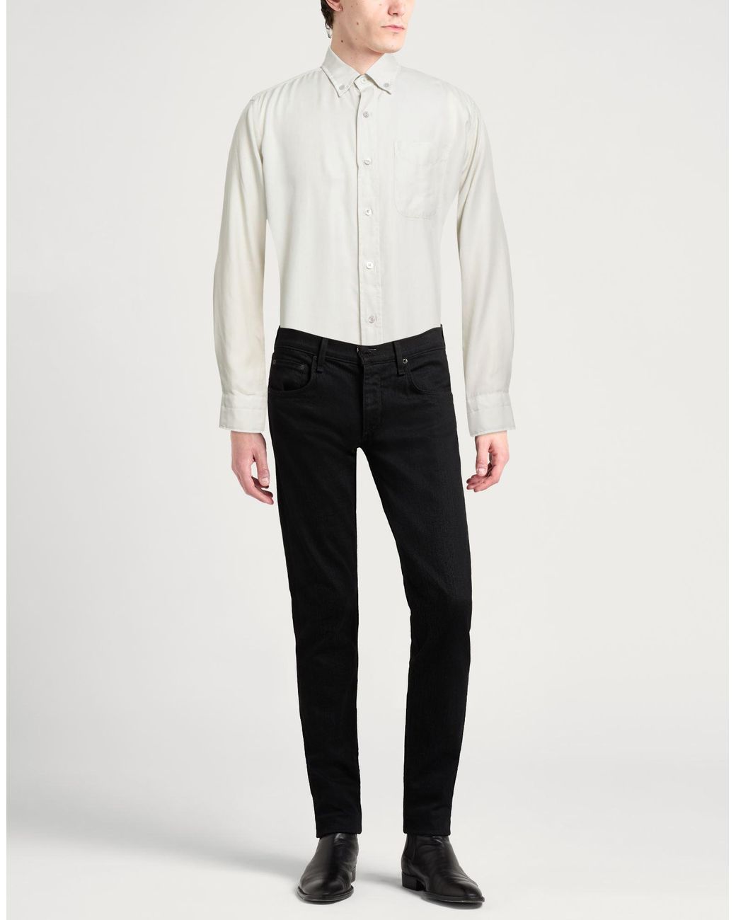 Camisa Tom Ford de hombre de color White