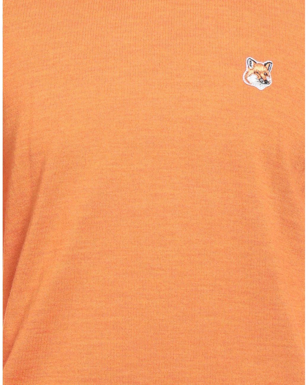 Maison Kitsuné Orange Sweaters for men