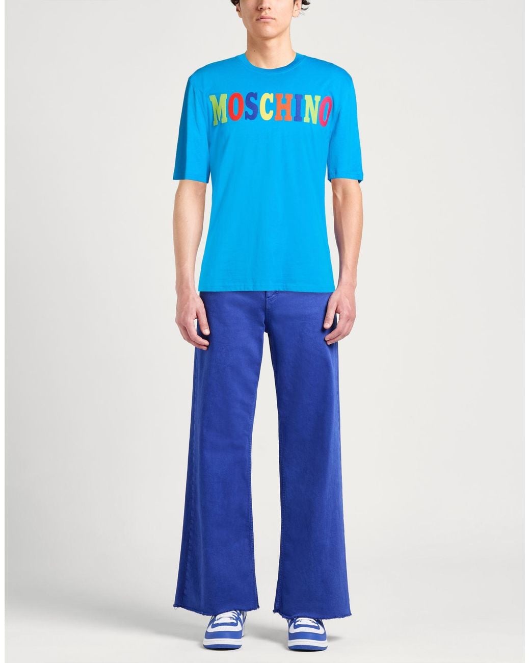 Moschino Blue T-Shirt for men