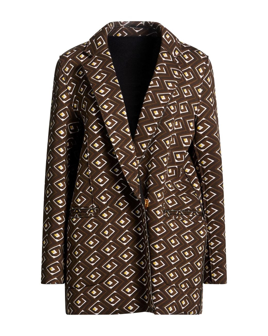 Maliparmi Black Blazer Viscose, Polyester, Elastane