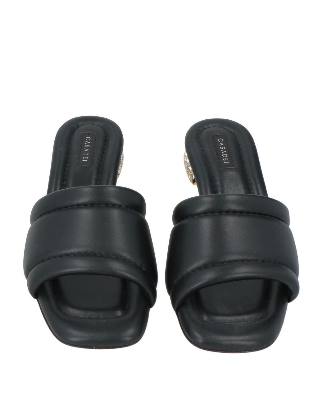 Casadei Black Sandals Leather