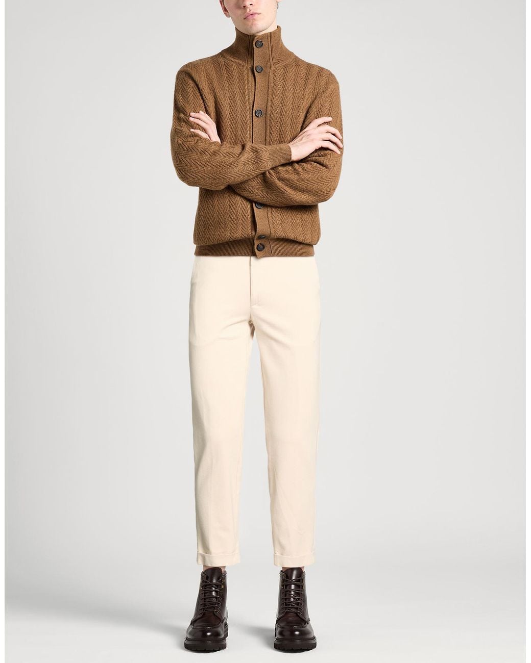 Barbati Natural Pants Viscose, Polyamide, Elastane for men