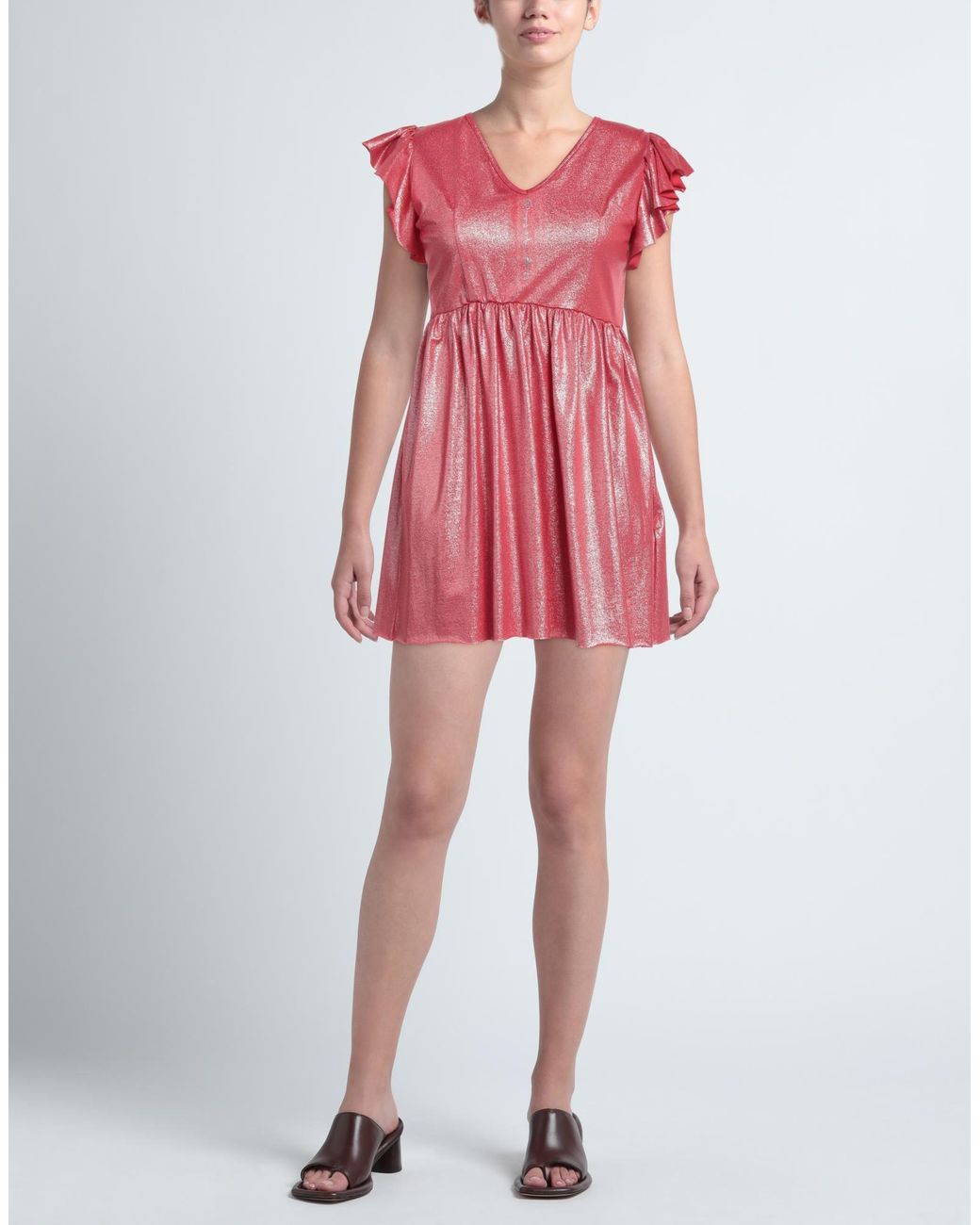 Odi Et Amo Pink Mini Dress