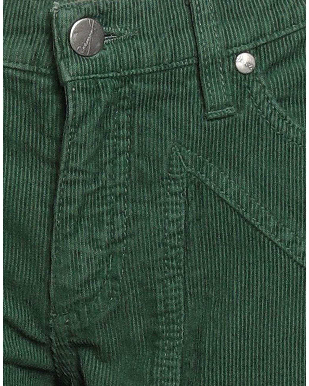 Jeckerson Green Pants Cotton, Elastane