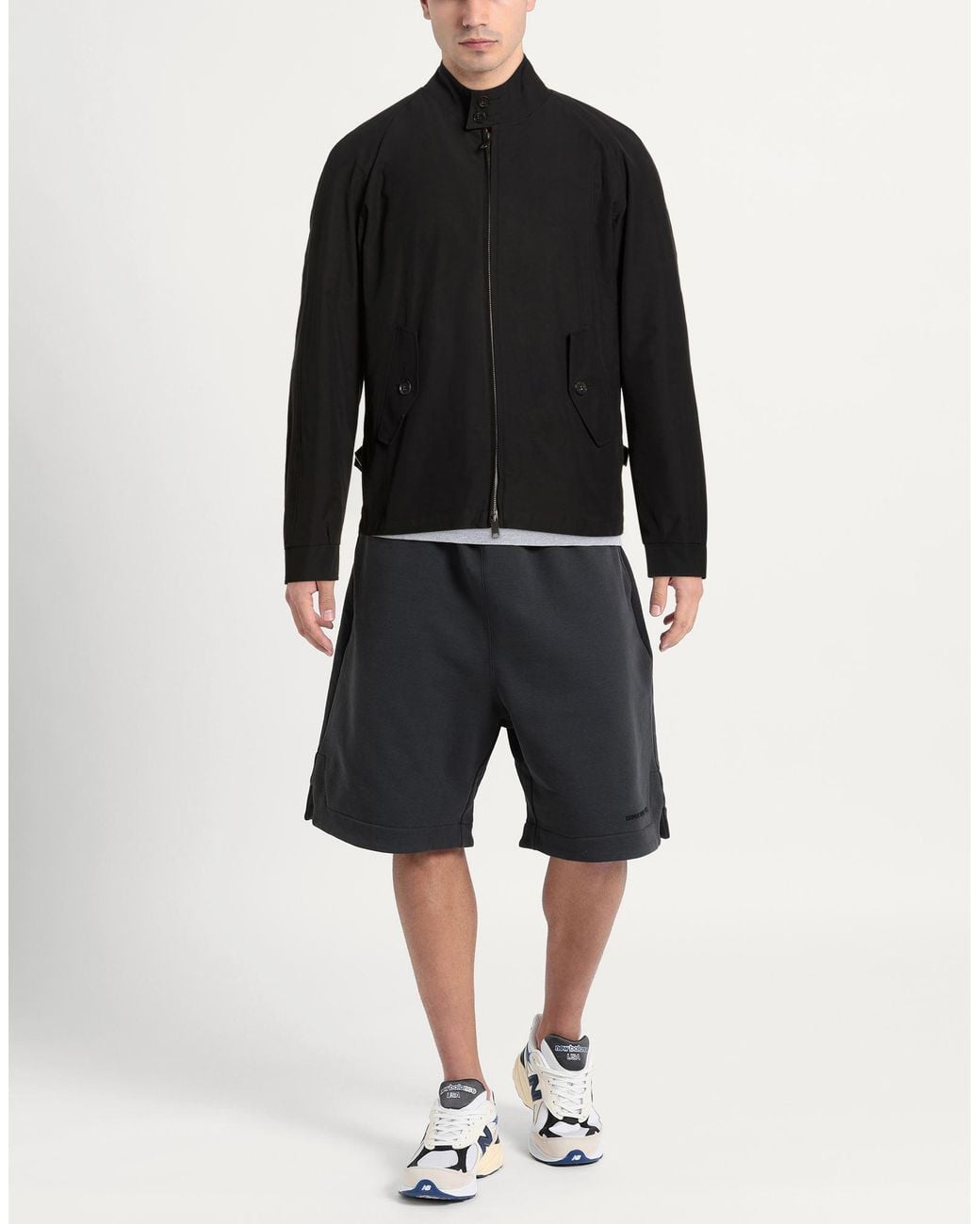 Baracuta Black Jacket Cotton, Polyester for men