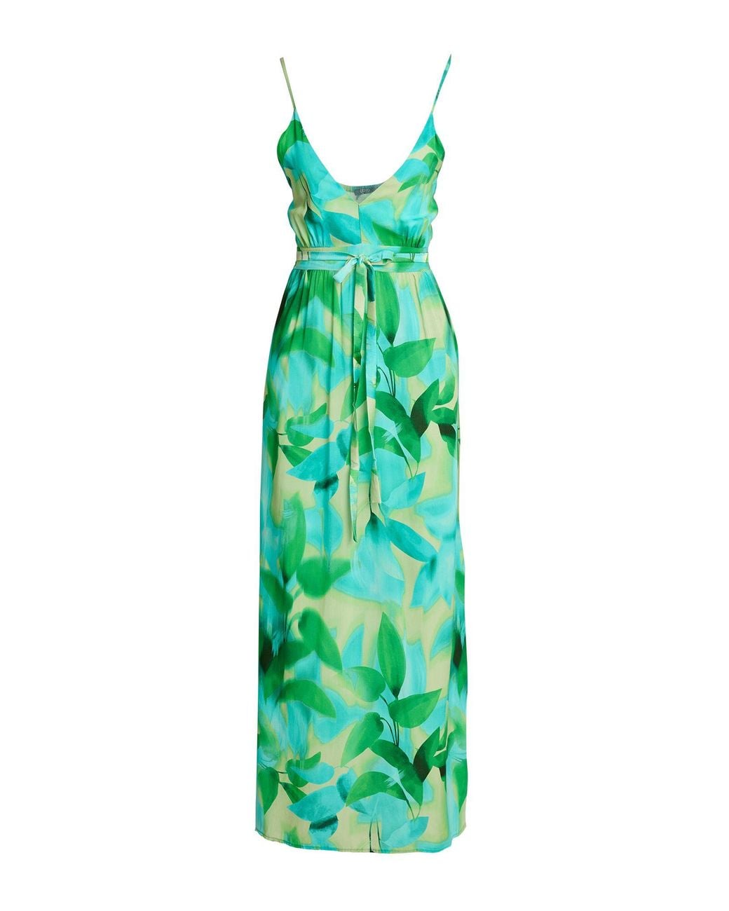 Liu Jo Green Maxi Dress Viscose