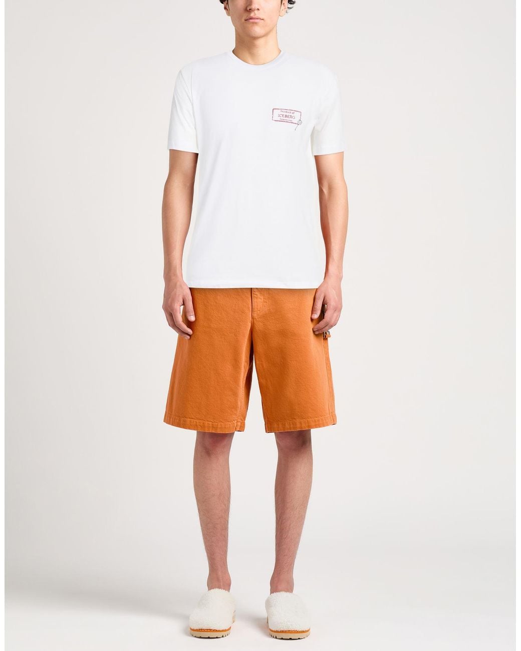 Iceberg White T-Shirts for men