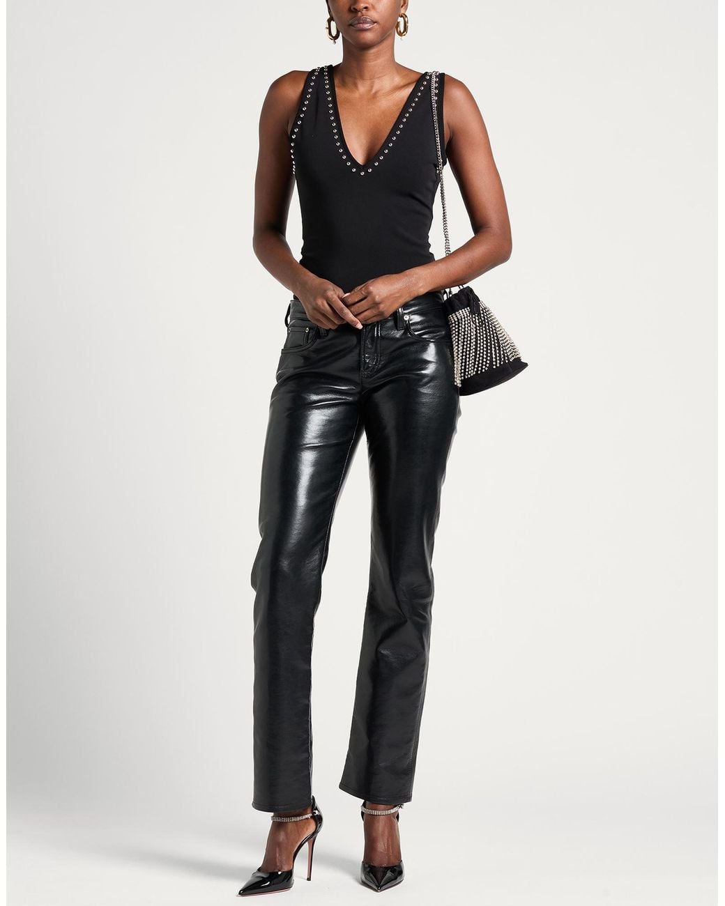 Givenchy Black Bodysuit Viscose, Polyamide, Elastane