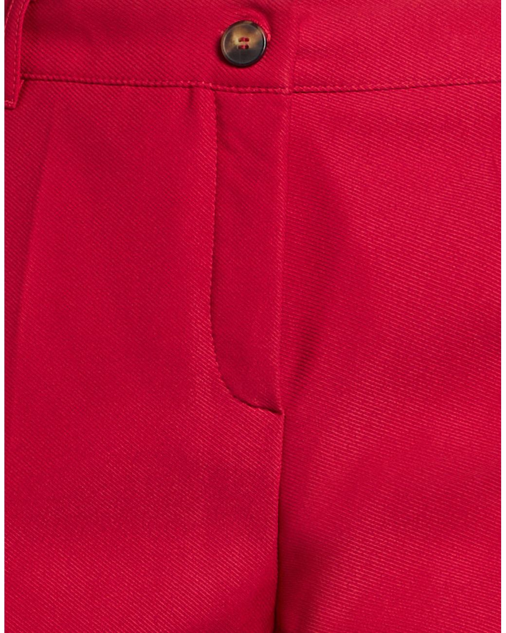 Diana Gallesi Red Pants Polyester, Elastane