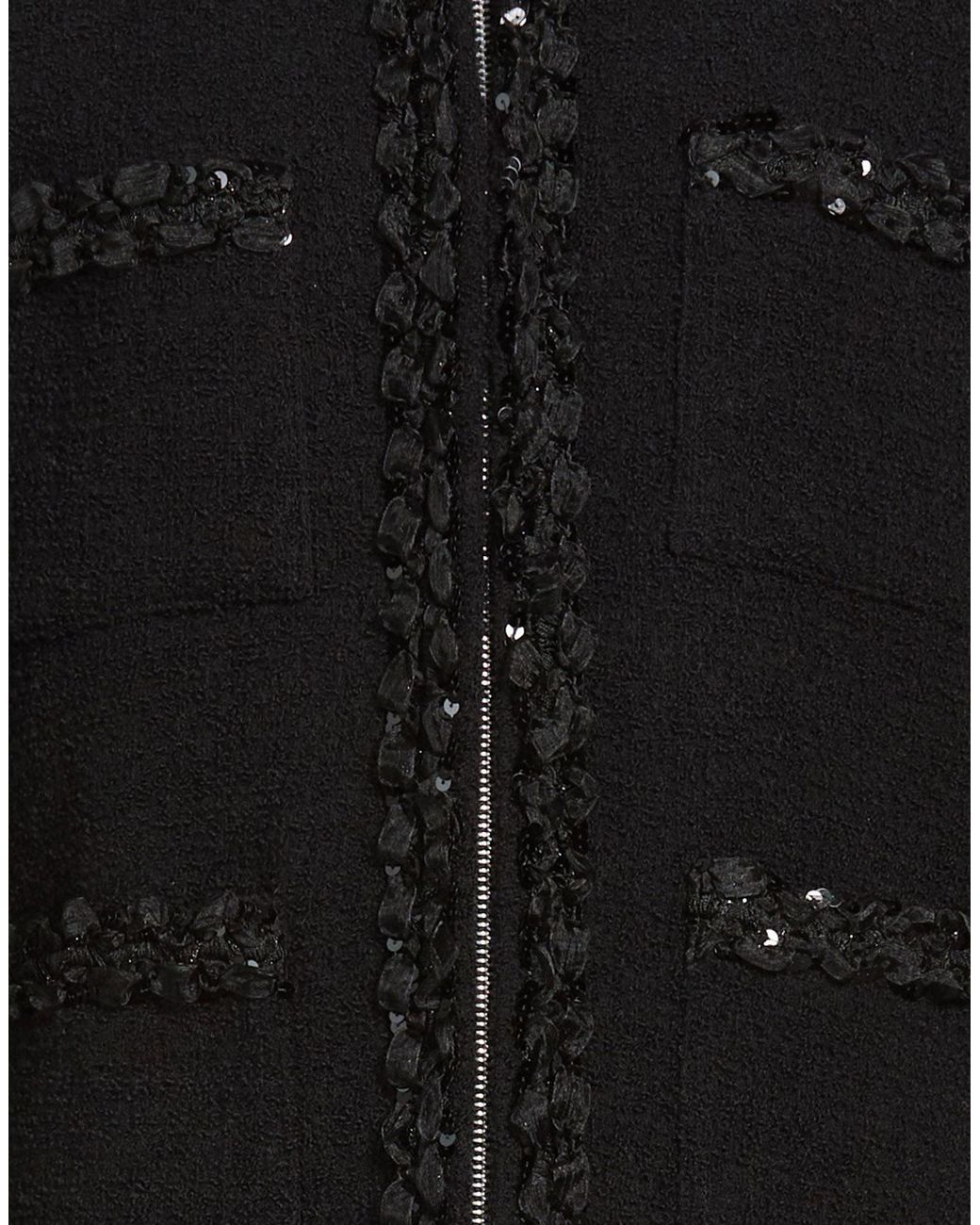 Giambattista Valli Black Jacket Wool, Polyamide