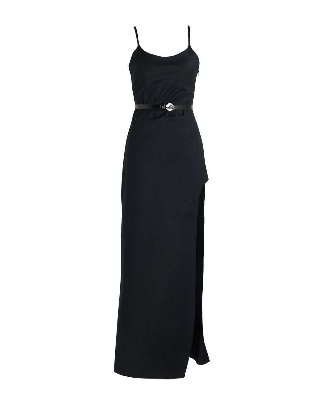Coperni Black Maxi Dress Cotton, Polyester, Elastane
