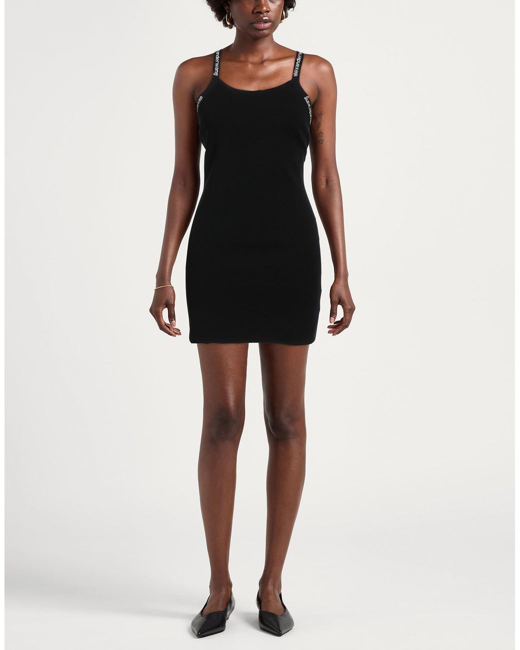 T By Alexander Wang Black Mini Dress