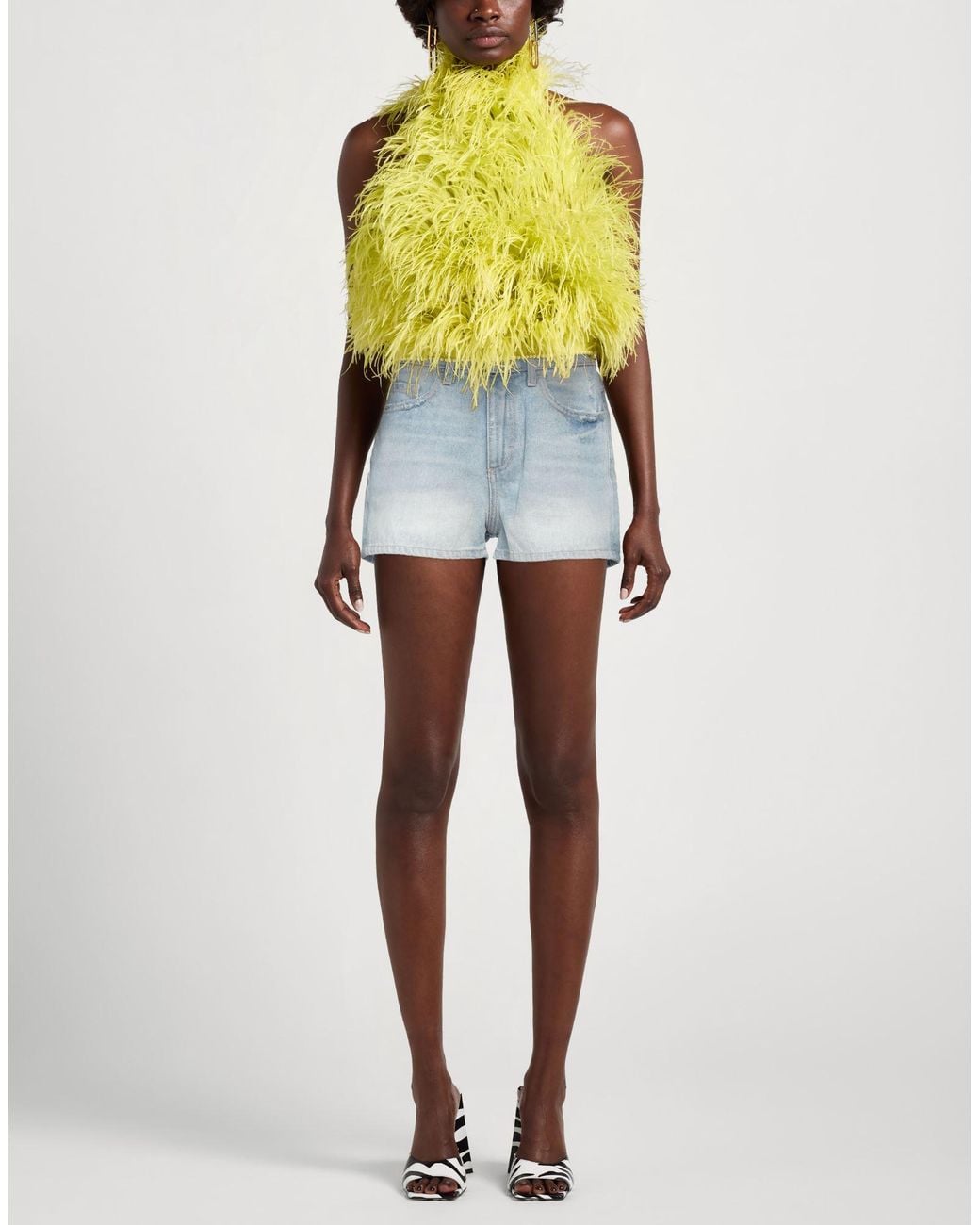 ICON DENIM Blue Denim Shorts Cotton