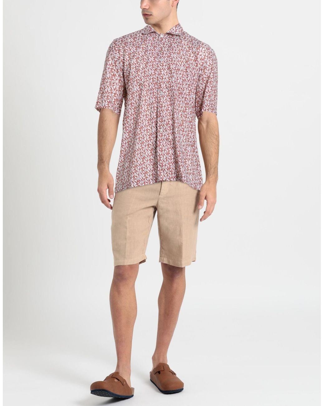 De Petrillo Pink Shirts for men